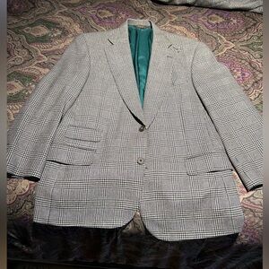Men’s Paul Stuart, Holland & Sherry, 100% Cashmere, lined. Blazer Canada. Msmts*